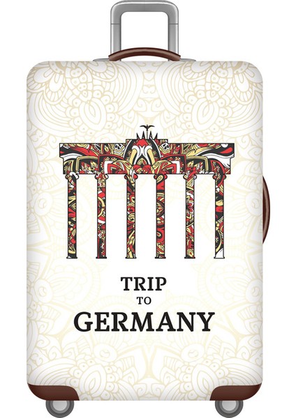 F Bagaj Kapağı Stili Xl Beden Elastik Valiz Kılıfı Valiz Kapağı Kalınlaşan Esnek Kumaş Valiz Koruyucu Kılıflar Seyahat Valizi Kutusu Için (Yurt Dışından) fırsatları