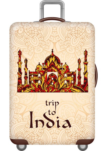 F Bagaj Kapağı Stili Xl Beden Elastik Valiz Kılıfı Valiz Kapağı Kalınlaşan Esnek Kumaş Valiz Koruyucu Kılıflar Seyahat Valizi Kutusu Için (Yurt Dışından) indirimleri