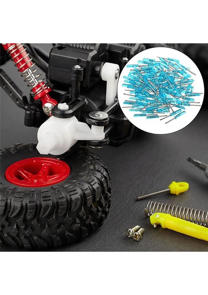 100 Adet Mini Yivli Tornavida, 2.0mm Düz 45MM Uzunluk (Yurt Dışından)