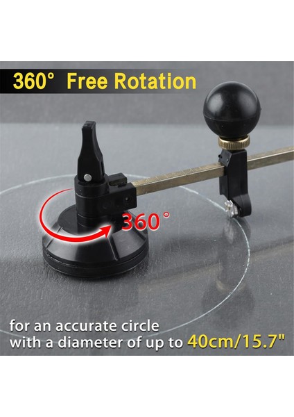 7 Parça Cam Kesici Alet Seti Ayarlanabilir Dairesel Cam Kesiciyi Içerir (Yurt Dışından) indirimleri