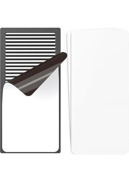 Ev Için 3 Paket Manyetik Havalandırma Kapağı 5.5X12IN Manyetik Zemin Kaydı (Yurt Dışından)