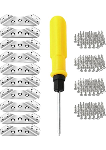 Evrensel Paslanmaz Çelik Mobilya Köşe Bağlantı Parçası, B (Yurt Dışından)