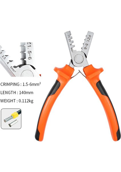 Pz1.5-6 Küçük Sıkma Pensesi Sıkma Pensesi Ve/en Boru Terminali (Yurt Dışından) modelleri