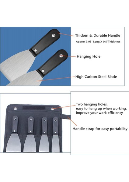 7 Adet Alçıpan Aletleri, Bıçak Seti, Alçıpan Bantlama Bıçağı, Boya Sökücü (Yurt Dışından) fırsatları