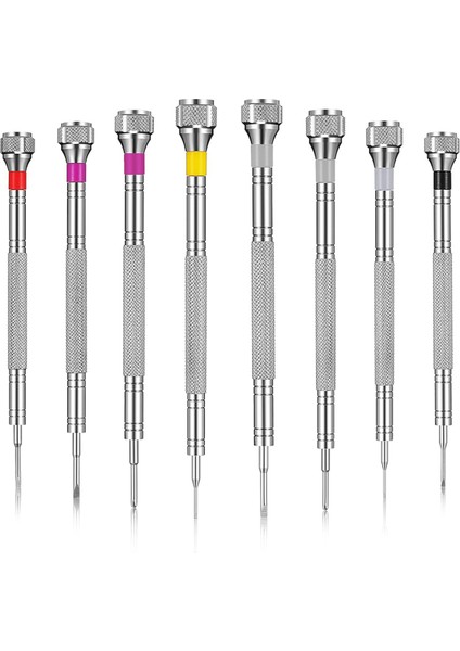 8 Parça Hassas Tornavida, Kuyumcu Tornavida Seti, (Yurt Dışından)