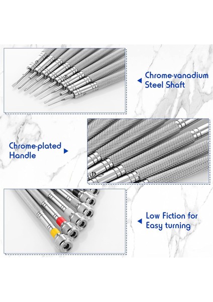 8 Parça Hassas Tornavida, Kuyumcu Tornavida Seti, (Yurt Dışından) modelleri