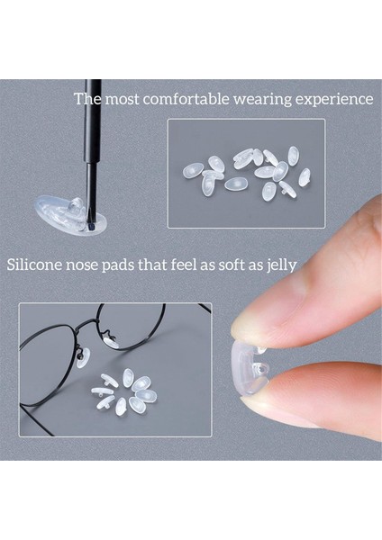 12 Çift Yumuşak Jöle Benzeri ve Hava Hazneli Silikon Burun Pedi (Yurt Dışından) fırsatları