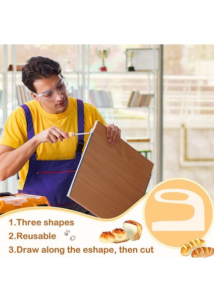 Üçgen Kesme Tahtası Şarküteri Tahtası Sap Şablonu Kesimi (Yurt Dışından)