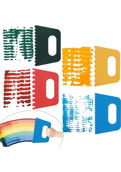 16 Parça Dokulu Sanat Araçları, Plastik Boya Kazıyıcı Seti (Yurt Dışından) fiyatları