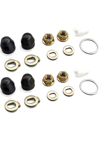 M14 2 Set Ebike Tekerlek Motor Şaftı 14MM Tekerlek Kilidi 500-5000W Motor Için (Yurt Dışından)