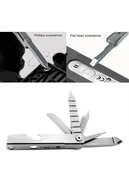 Şişe Açacağı Kart Çıkarıcılar Açık Hava Katlanabilir Çok Amaçlı Alet (Yurt Dışından) modelleri