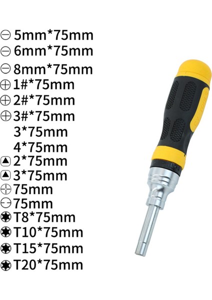 19'u 1 Arada Çok Işlevli Tornavida Seti Bilgisayar Bakım Aracı (Yurt Dışından) modelleri