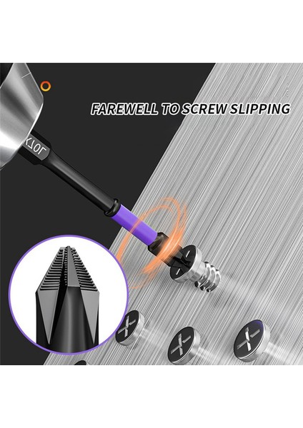 Manyetik Toplu Çapraz Tornavida Darbeli Matkap Ucu Vida 65MM (Yurt Dışından) fırsatları