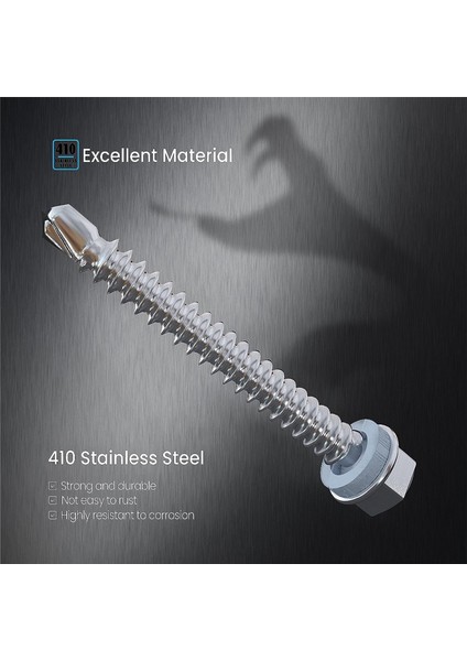 80 Adet 12 x 1 Inç Ila 2-1/2 Inç Metal Için Kendiliğinden Delinebilen Vidalar (Yurt Dışından) indirimleri