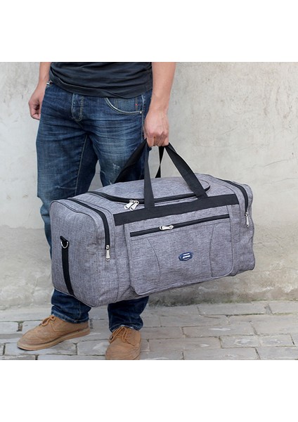 Mavi Xs Stili Oxford Su Geçirmez Erkek Seyahat Çantaları El Bagajı Büyük Seyahat Çantası Gece Duffle Iş Büyük Kapasiteli Hafta Sonu Seyahat Çantası (Yurt Dışından) fırsatları