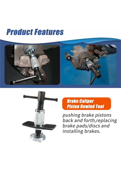 Fren Kaliperi Piston Geri Sarma Aleti Fren Piston Geri Sarma Aleti (Yurt Dışından) fiyatları