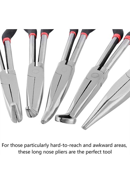 Genişletilmiş Saplı Iğne Burunlu Pense 5 Parçalı Set (Yurt Dışından) modelleri