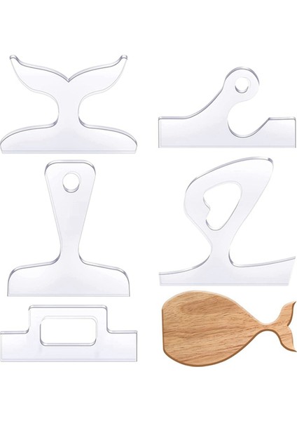 5 Adet Sap Kesme Şablonları Mutfak Kesme Tahtası Şablon Aracı (Yurt Dışından) fiyatları