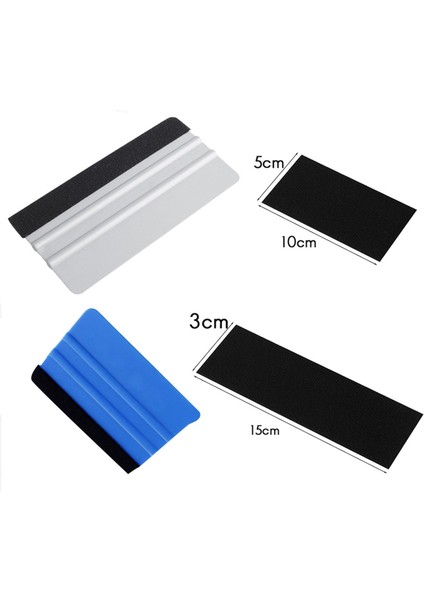 20 Paket Vinil Sarma Rakle 4 Inç 6 Inç Keçe Kenar Rakle (Yurt Dışından)