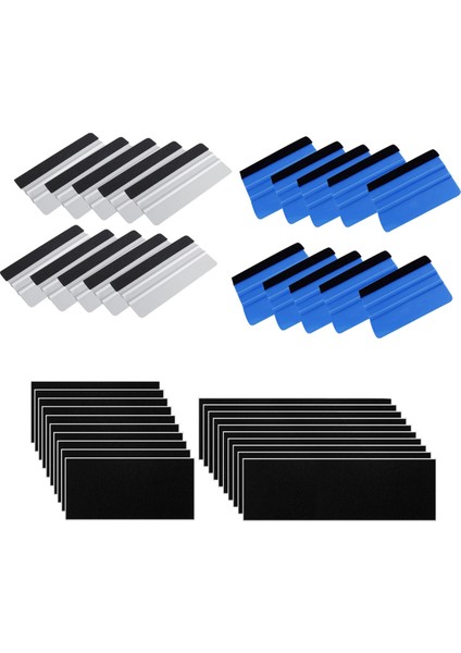 20 Paket Vinil Sarma Rakle 4 Inç 6 Inç Keçe Kenar Rakle (Yurt Dışından) fiyatları