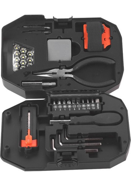 Aydınlatma Aleti ve Tornavida Seti Dahil Alet Kombinasyon Seti (Yurt Dışından)