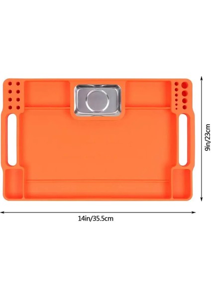 Alet Tutucu Tepsi Silikon Alet Tutucu Çok Amaçlı Mat Turuncu (Yurt Dışından) indirimleri