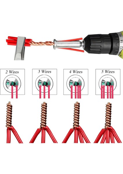 Matkap, Twister Için 2 Adet Tel Soyma Büküm Aletleri (Yurt Dışından) indirimleri