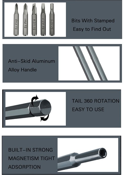 25'i 1 Arada Tornavida Seti Çok Işlevli Hassas Tornavida (Yurt Dışından) fırsatları