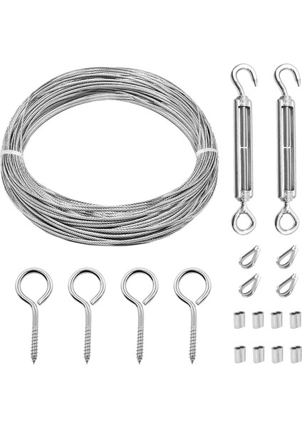 Turnbuckle Tel Gergi Takımı Ağır Turnbuckle Kablo Korkuluk Takımı (Yurt Dışından)