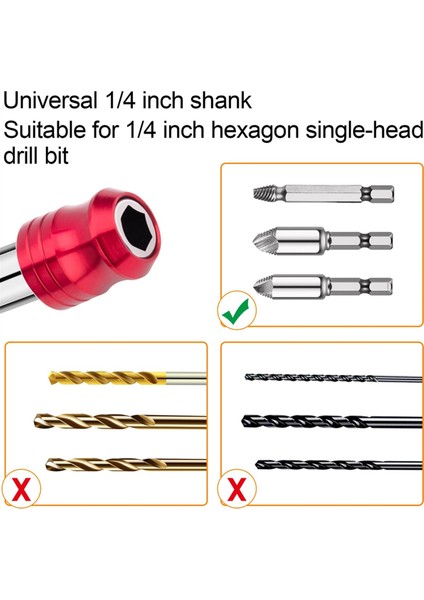 5 Adet Matkap Ucu Uzatma Seti, 3 Adet Matkap Uzatma Kiti ve 2 Adet Anahtarlık (Yurt Dışından) modelleri