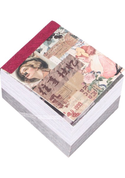 400 Adet Junk Journal Vintage Dıy Malzeme Kağıdı Scrapbooking Kağıdı (Yurt Dışından)