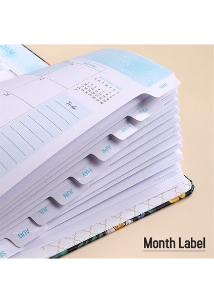 2024 Sekmeli Planlayıcı, Ocak - Aralık 2024, Planner Weekly, 15,5X21,5 cm C (Yurt Dışından) indirimleri