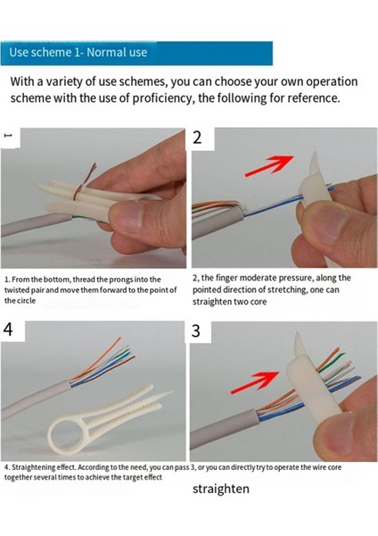 6 Adet Tel Ayırıcı Aletler Tel Düzleştirici (Yurt Dışından) indirimleri