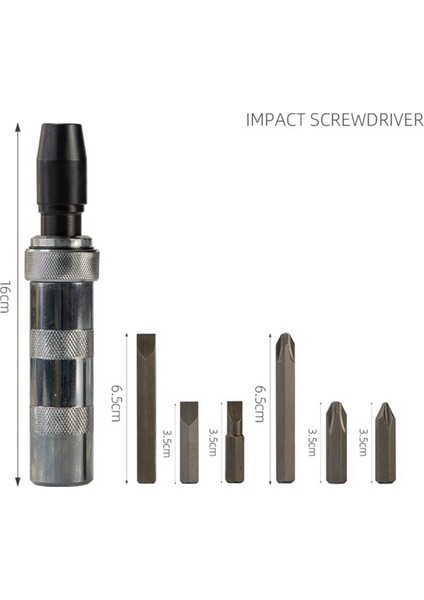 Darbeli Tornavida 7 Parçalı Tornavida Soket Somun Kılavuz Ölü Vida (Yurt Dışından) fiyatları