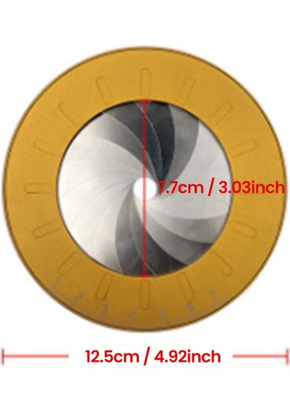 Ahşap Işleme Ölçüm Aracı Için Ayarlanabilir Daire Çizim Cetveli Aracı (Yurt Dışından)