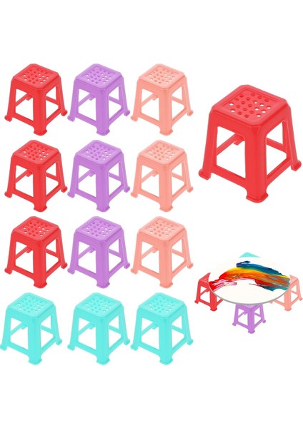 12 Adet Tuval Boyama Standı Boya Standı Mini Tuval Ayak Yükselticileri (Yurt Dışından)