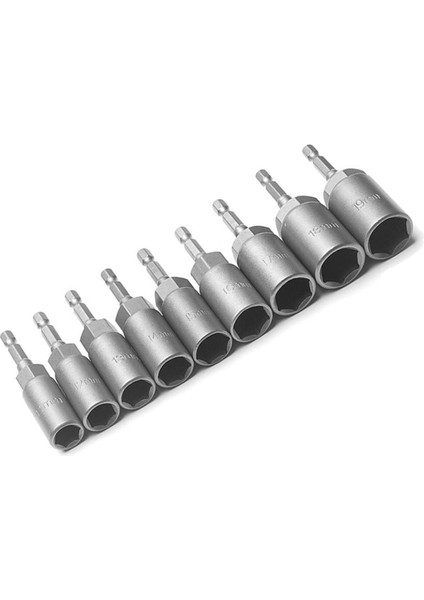 5.5MM-19MM Altıgen Soket Kovan Nozulları Somun Sürücü Seti (Yurt Dışından)