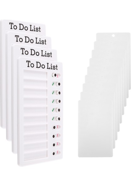 8 Kartlı 4 Parça Yapılacaklar Listesi Not Panosu (Yurt Dışından)