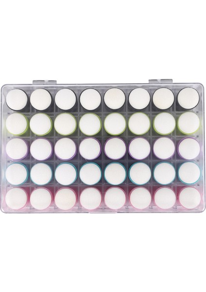 40 Adet Parmak Sünger Dauber Çizim Dauber Seti Sanat El Sanatları Kartı Için (Yurt Dışından)