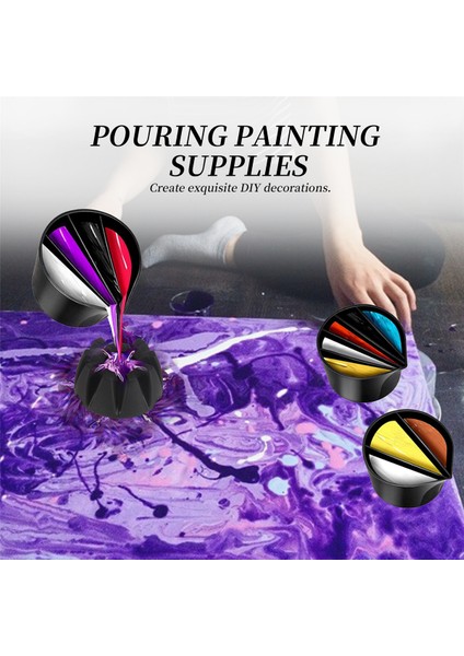 6 Adet Boya Dökme Için Bölmeli Bardak 3 Çiçek Dökme Bardak 3 Boya Karıştırma Bardak (Yurt Dışından) indirimleri