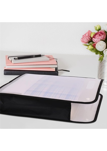 4 Adet Scrapbook Kağıt Saklama,kağıt Saklama Düzenleyici Siyah (Yurt Dışından)