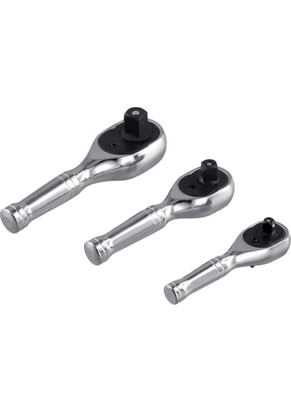 3 Adet Mini Cırcırlı Anahtar 1/4 1/2 3/8 Çift Başlı Cırcırlı Anahtar (Yurt Dışından)