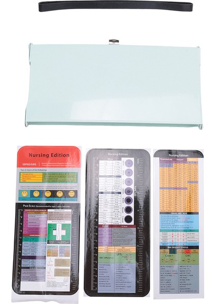 Katlanabilir Hemşirelik Panosu, 3 Katlı, Hemşire Panosu, Makaron (Yurt Dışından)