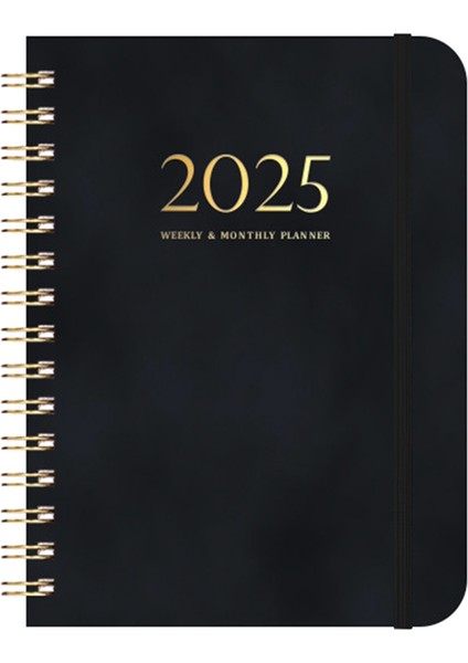 2025 Takvimi 140 Sayfa Defter Ajanda Takvimi (2025.1-2025.12) (Yurt Dışından)