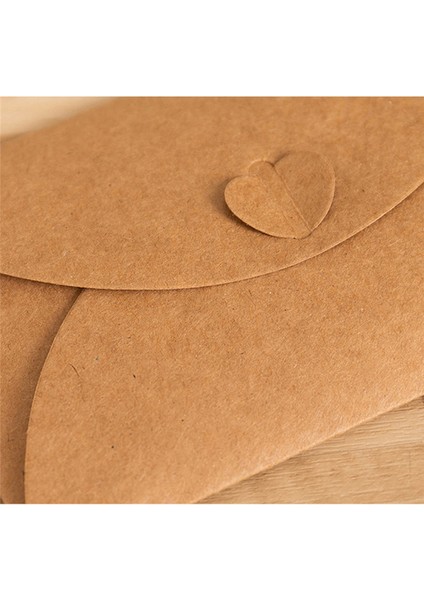 100 Adet Kraft Mini Zarflar Kahverengi Kraft Hediye Zarfları 103X70MM (Yurt Dışından)