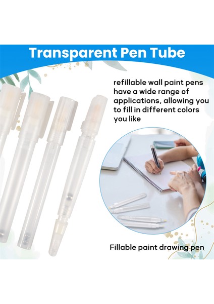 Adet Boş Yedek Boya Kalemleri Boş Doldurulabilir Boya Kalemleri (Yurt Dışından) indirimleri