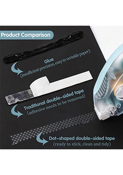 12 Adet Çift Taraflı Bant Rulosu 3 Renk Scrapbooking Bandı Için Bant (Yurt Dışından) modelleri