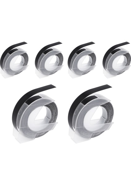 Dymo Kabartma Etiket Bandı ile Uyumlu 6 Adet Etiket Bandı (Yurt Dışından) fiyatları