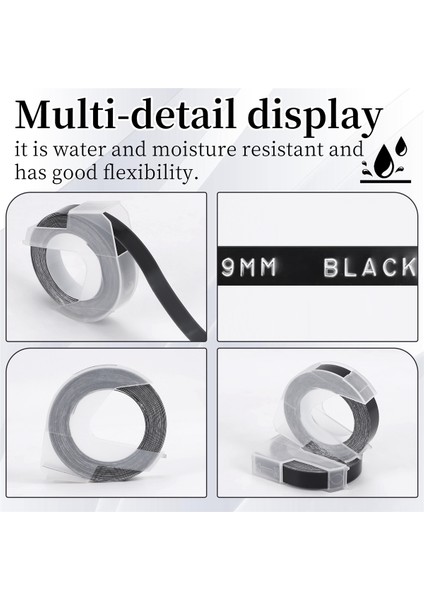 Dymo Kabartma Etiket Bandı ile Uyumlu 6 Adet Etiket Bandı (Yurt Dışından) fırsatları