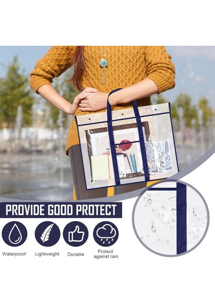 3 Paket Büyük Poster Saklama Çantası Bülten Panosu Tutucu Sanat Pvc Klasörü (Yurt Dışından)
